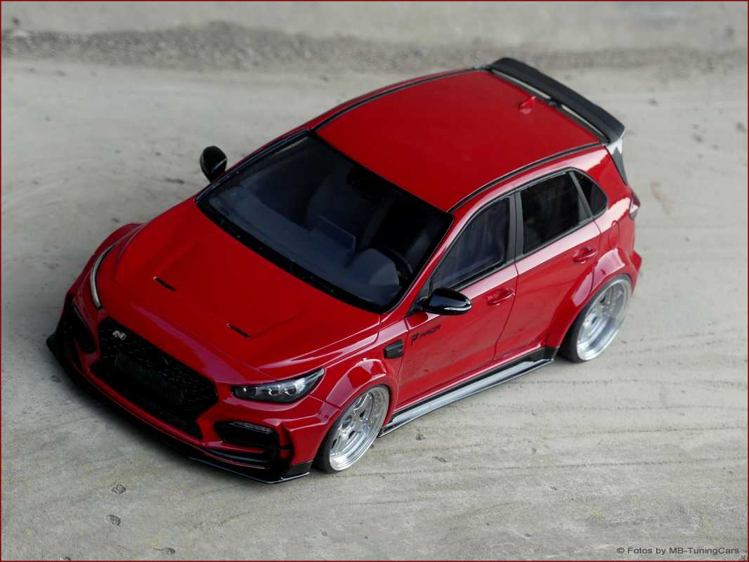 1:18 Hyundai I30 N Prior Rot Edition mit 3tlg.Alufelgen inkl.OVP